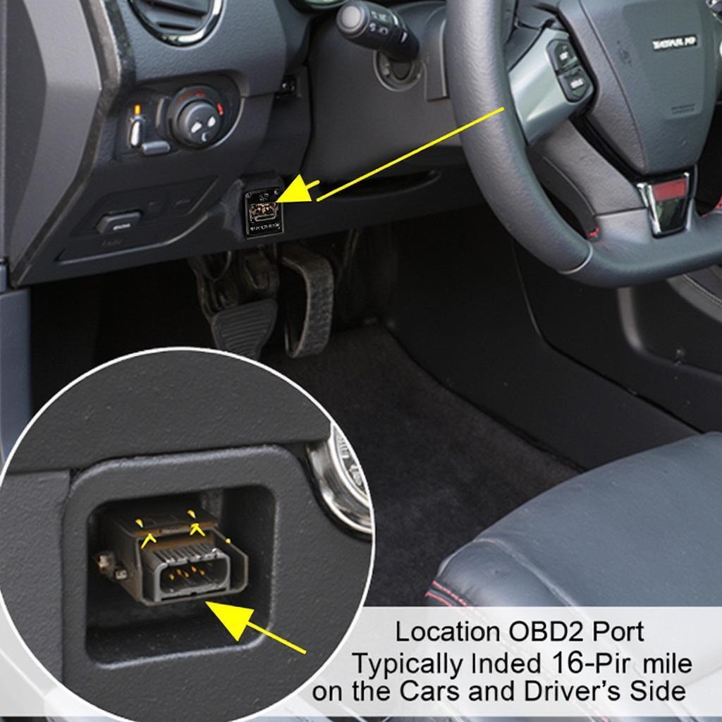 OBD2 Connector Location