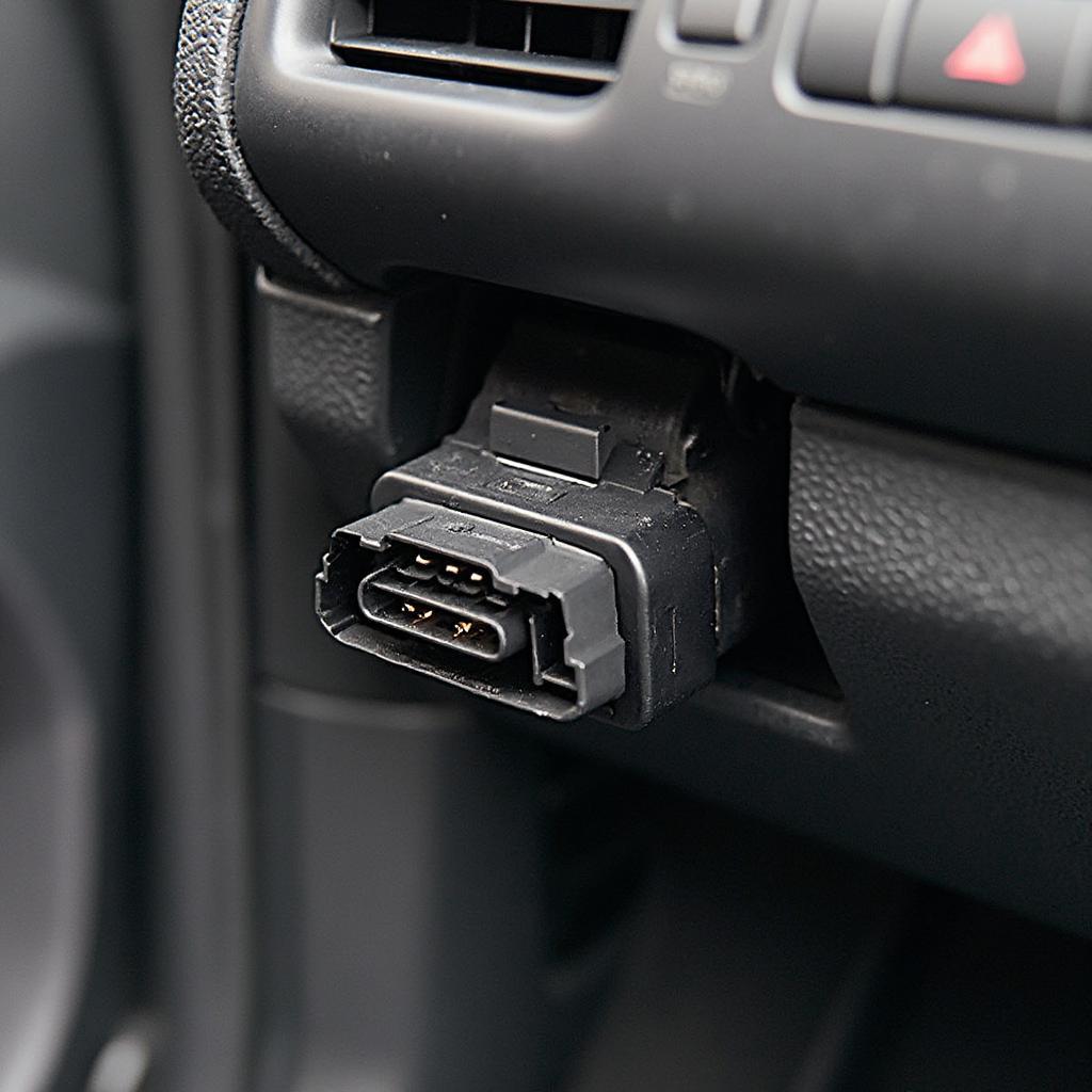 OBD2 Connector in Car