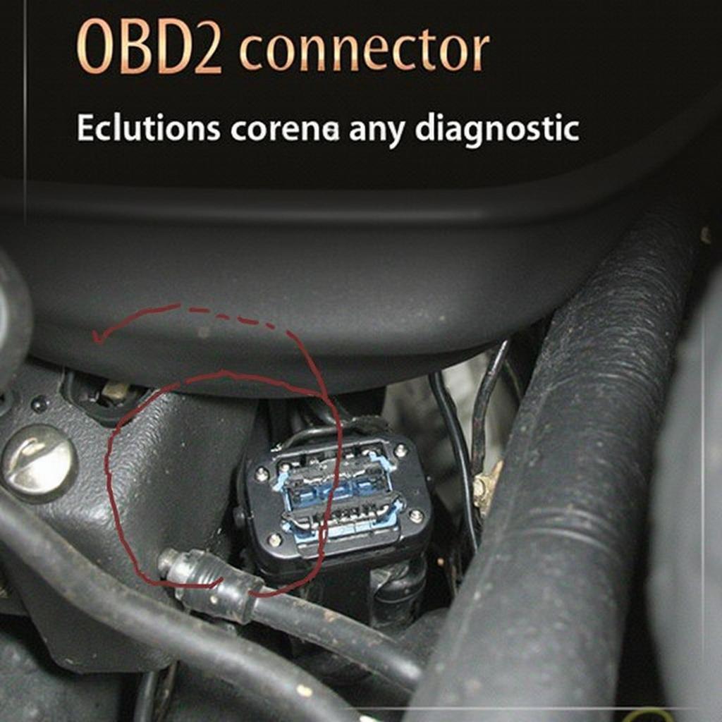 OBD2 Connector Location in a Vehicle