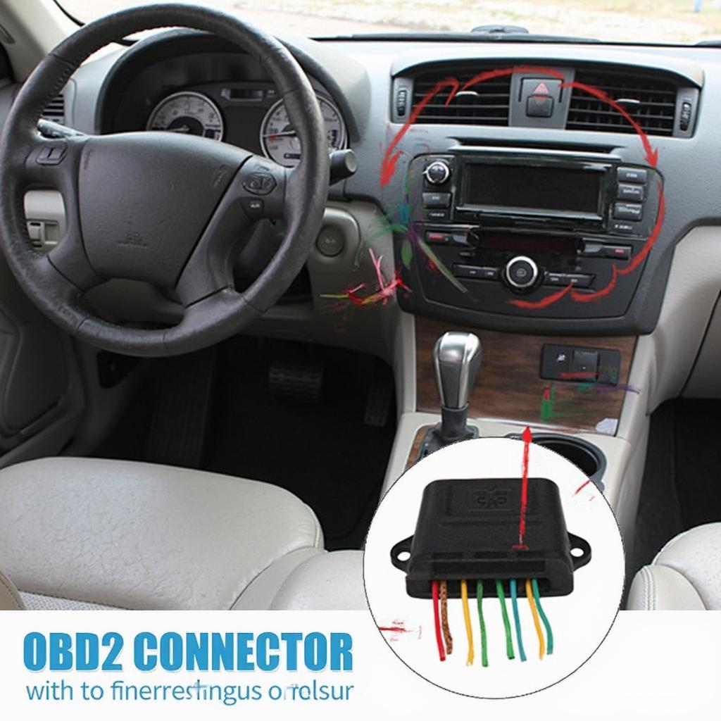 OBD2 Connector Location in a Vehicle