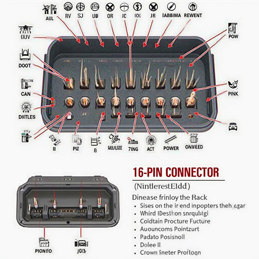 OBD2 Connector Pinout Diagram