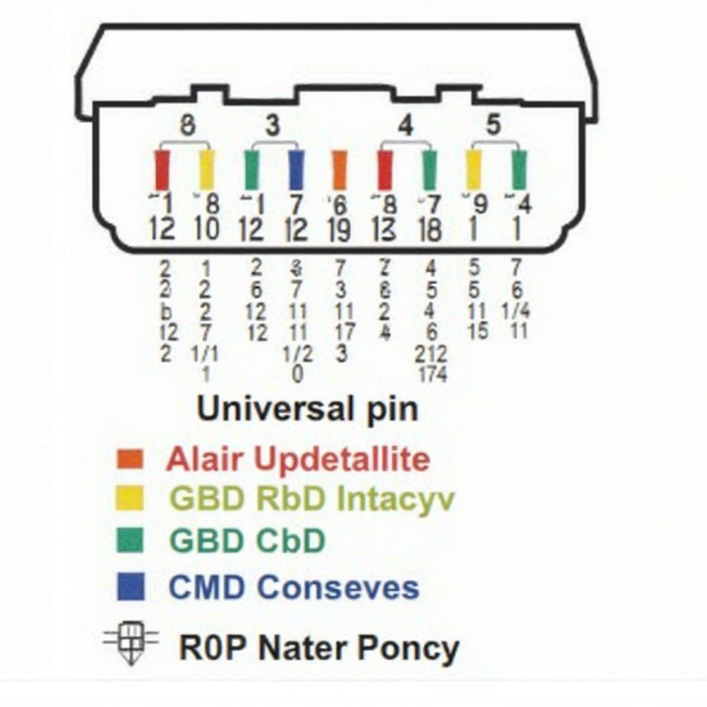 OBD2 Connector Pinout Diagram