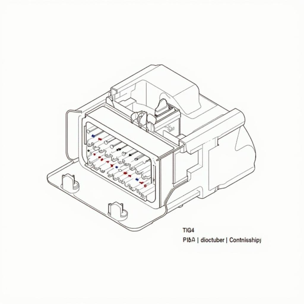 OBD2 Connector Pinout Diagram with Labels