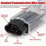 OBD2 Connector Wiring Diagram Showing Pinout and Wire Colors