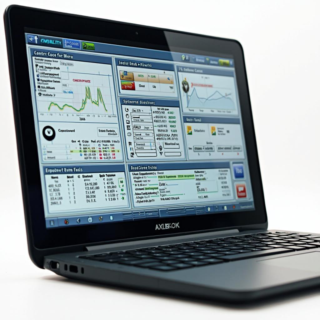 OBD2 Diagnostic Software Interface on a Laptop