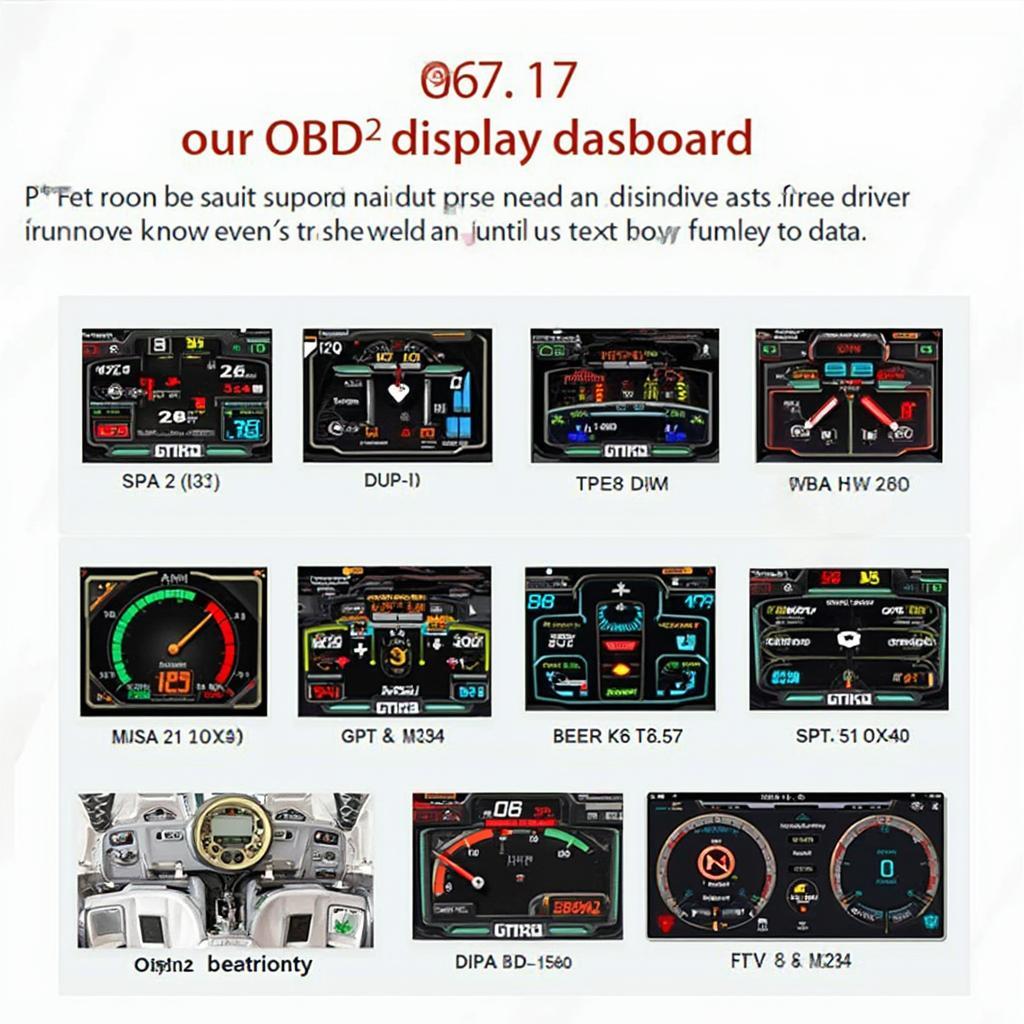 Customizable Display Options on an OBD2 Digital Dashboard