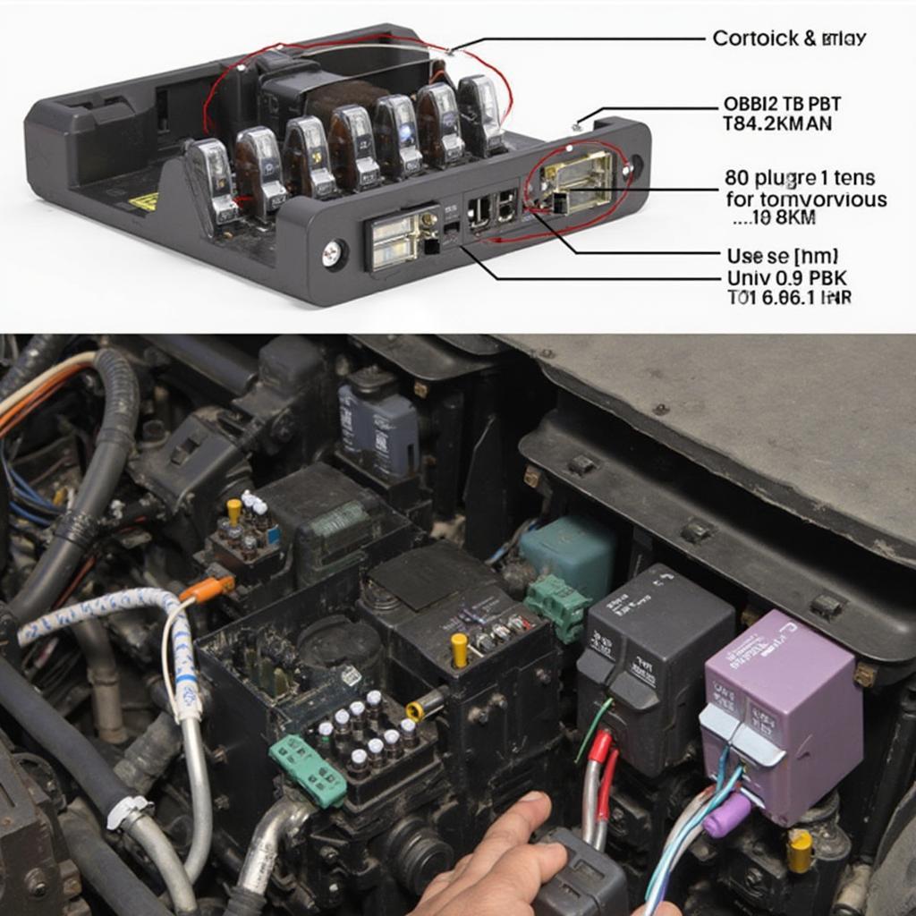 OBD2 DPDT Relay Installed in a Vehicle