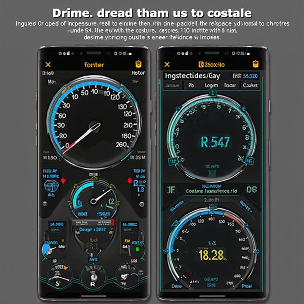 OBD2 Driver Android App Interface