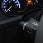 OBD2 Economy Chip Tuning Box Installed in a Car