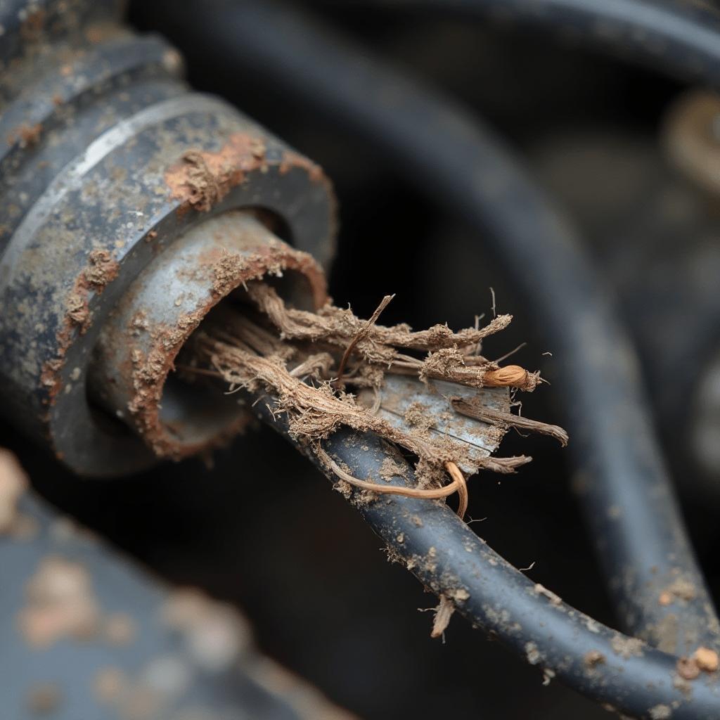 Damaged OBD2 ECT Sensor Wires