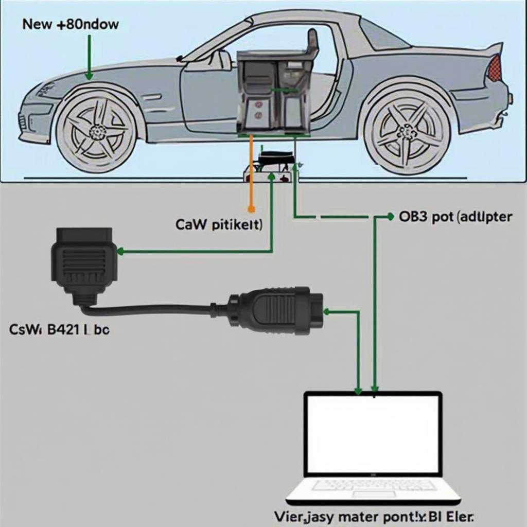 OBD2 ELM327 Connection Diagram