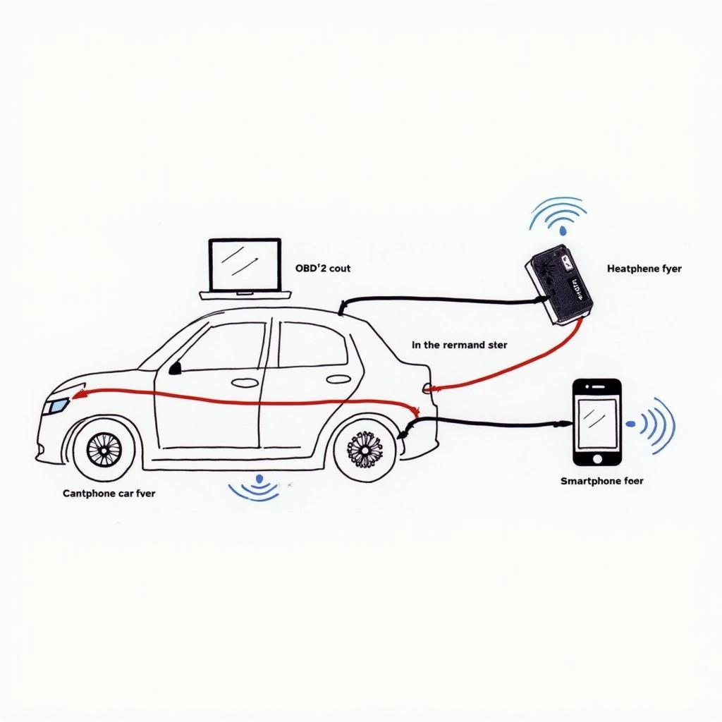 OBD2 ELM327 Connection Diagram