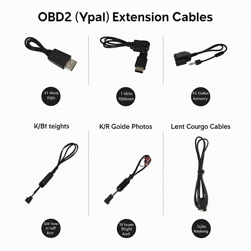 Different Types of OBD2 Extension Cables