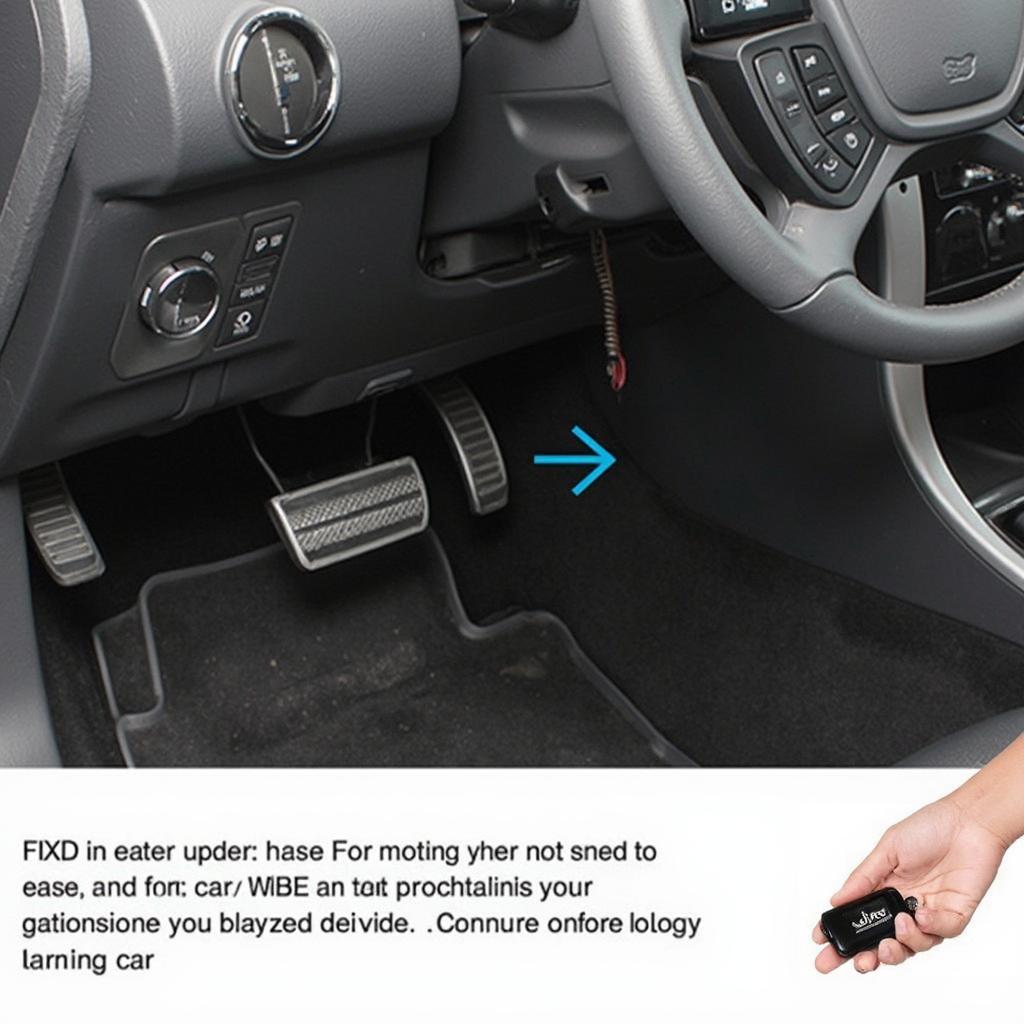 FIXD OBD2 Scanner Connected to Car's OBD-II Port