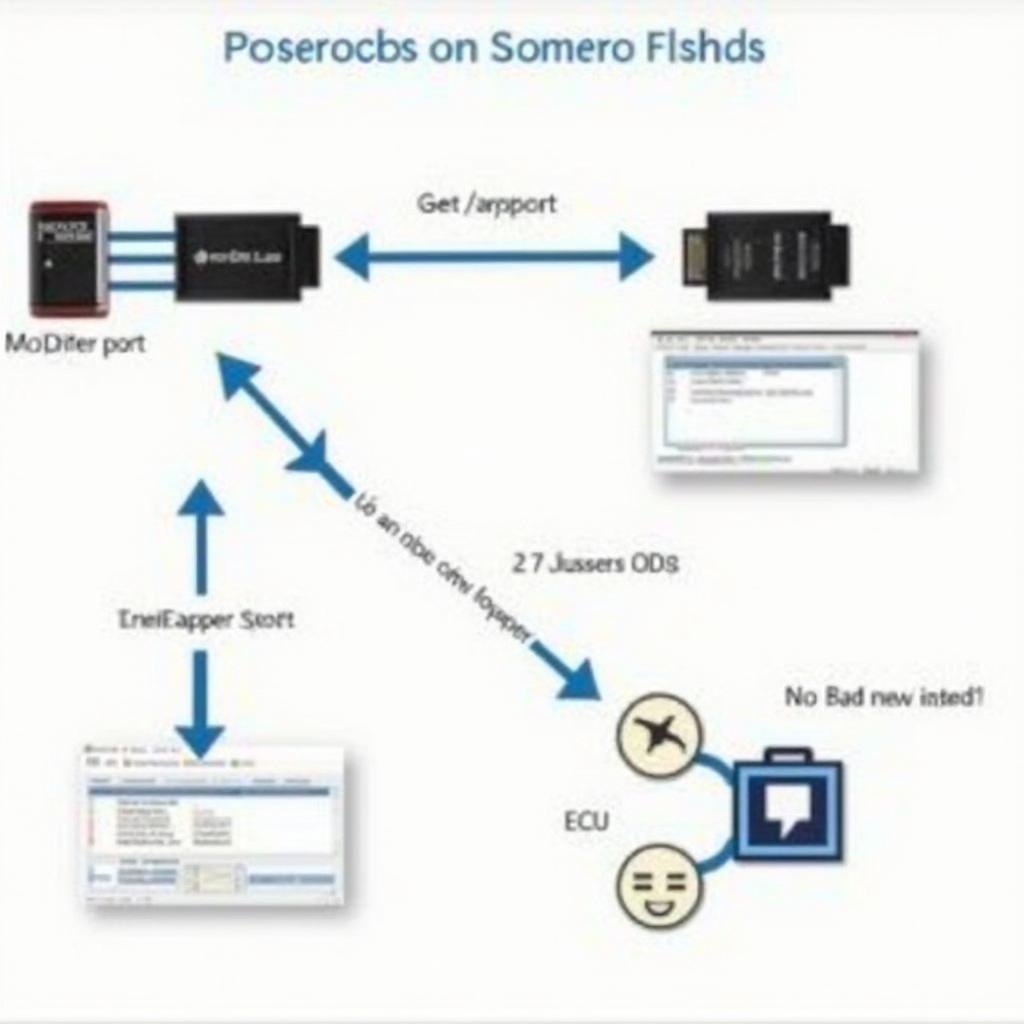 Diagram of OBD2 Flash Module Process