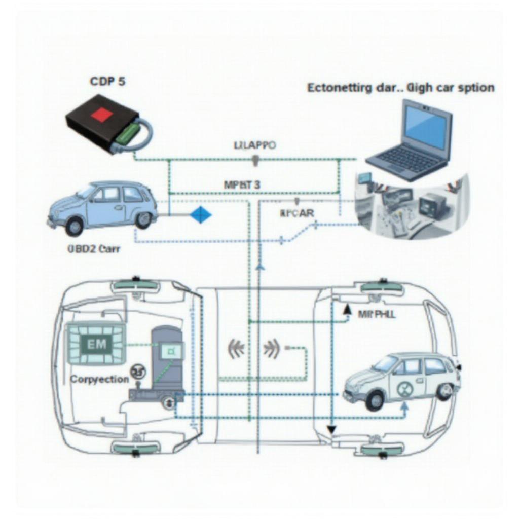 OBD2 Flashing Process Diagram