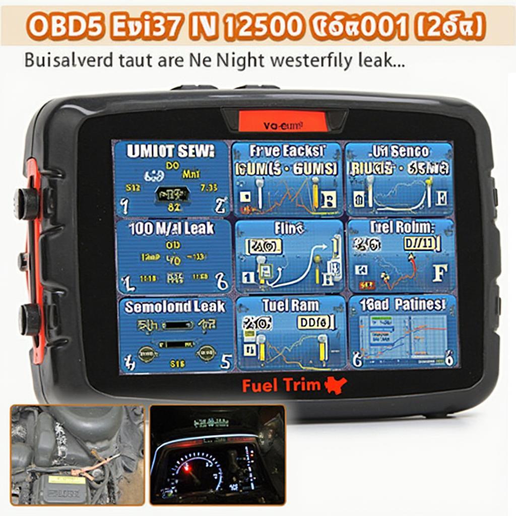 OBD2 Fuel Data Diagnostics Screen