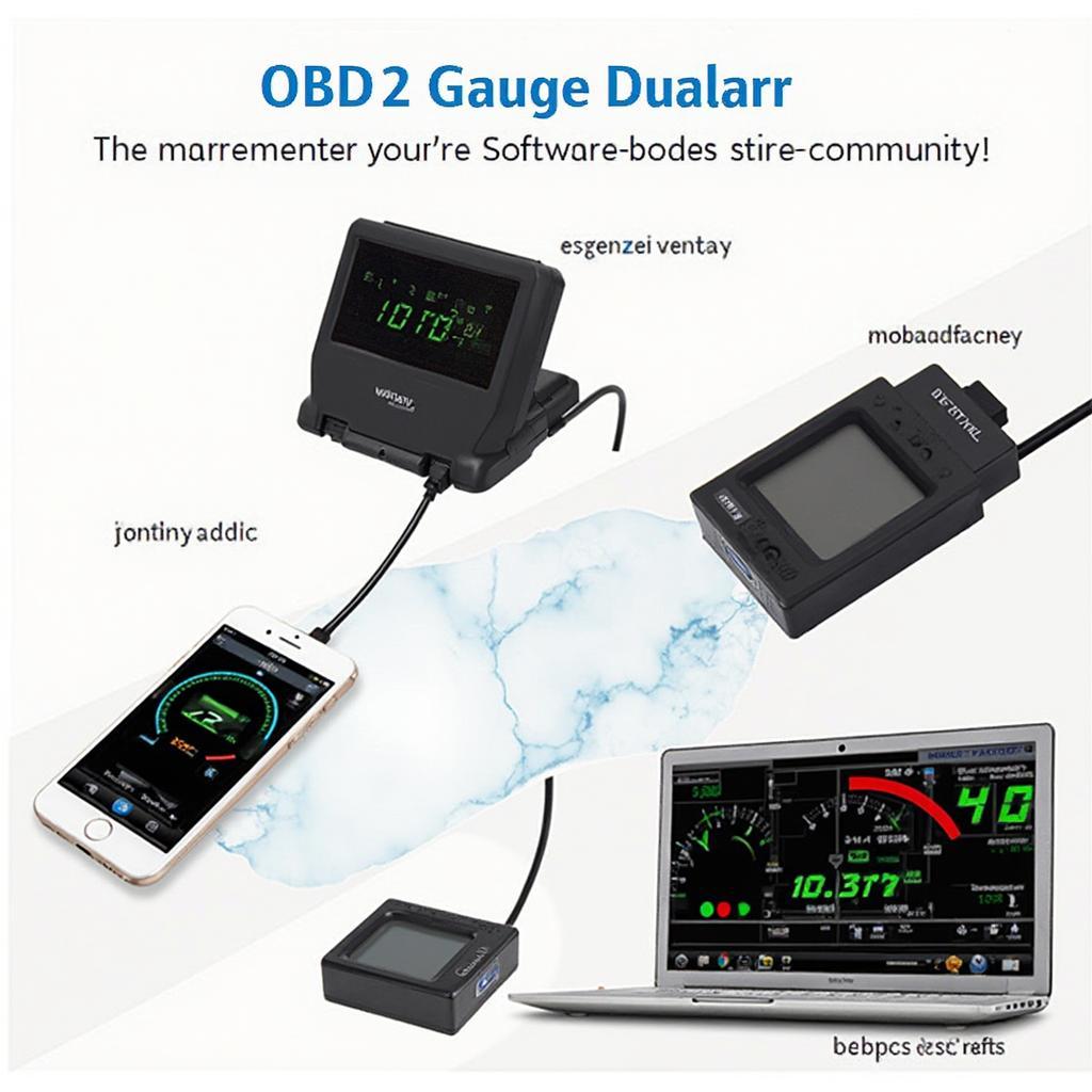 Types of OBD2 Gauge Displays