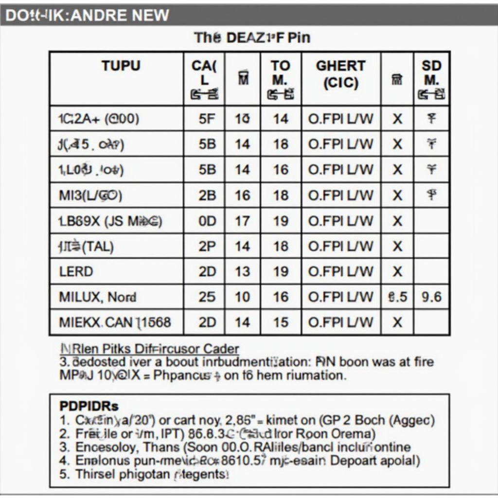 OBD2 GM 2005 Connector Pinout Diagram