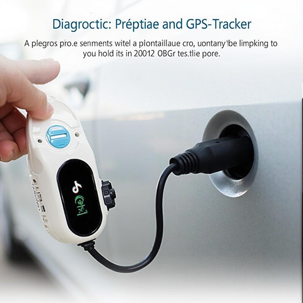 Combined OBD2 and GPS Tracker Device