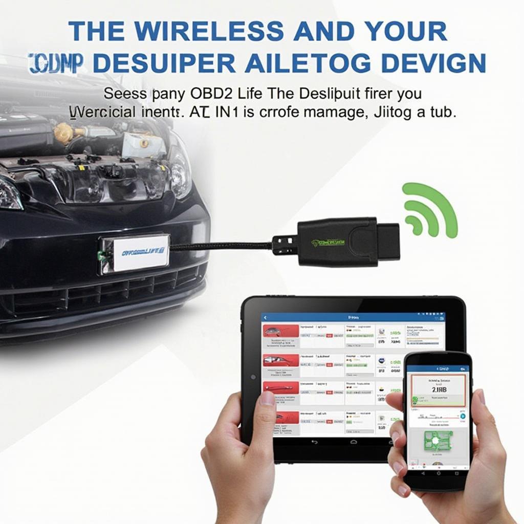 OBD2 Life MDI 1672 In Use