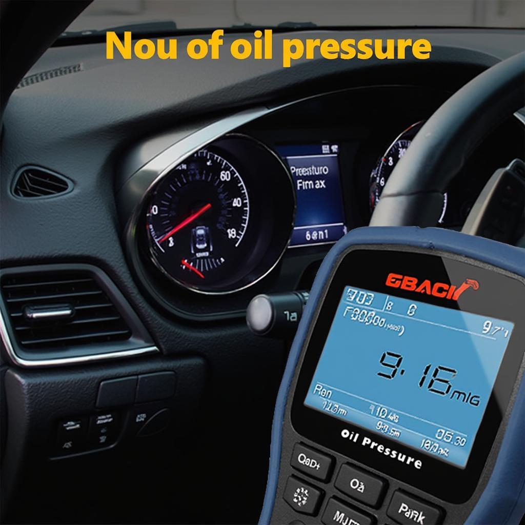 OBD2 Live Data Oil Pressure Reading