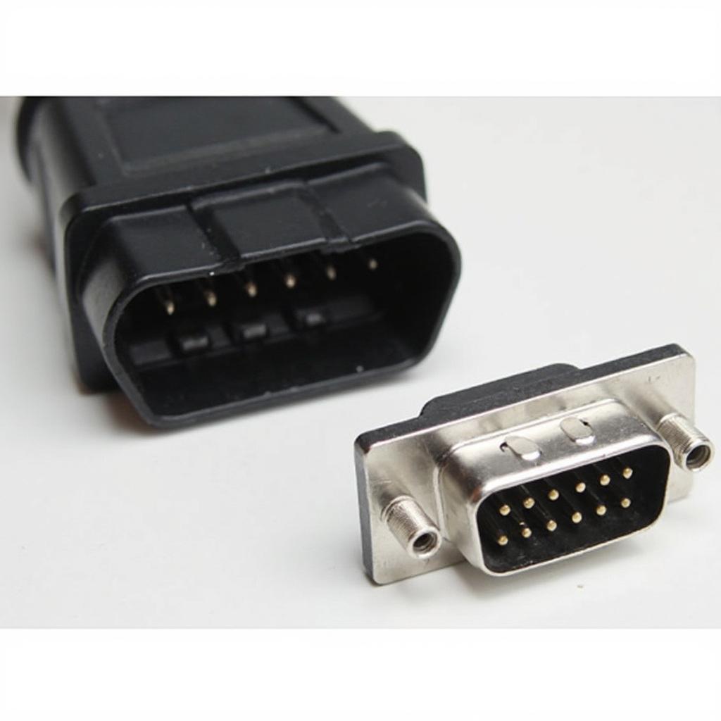 OBD2 Male to DB15 Female Cable Connection