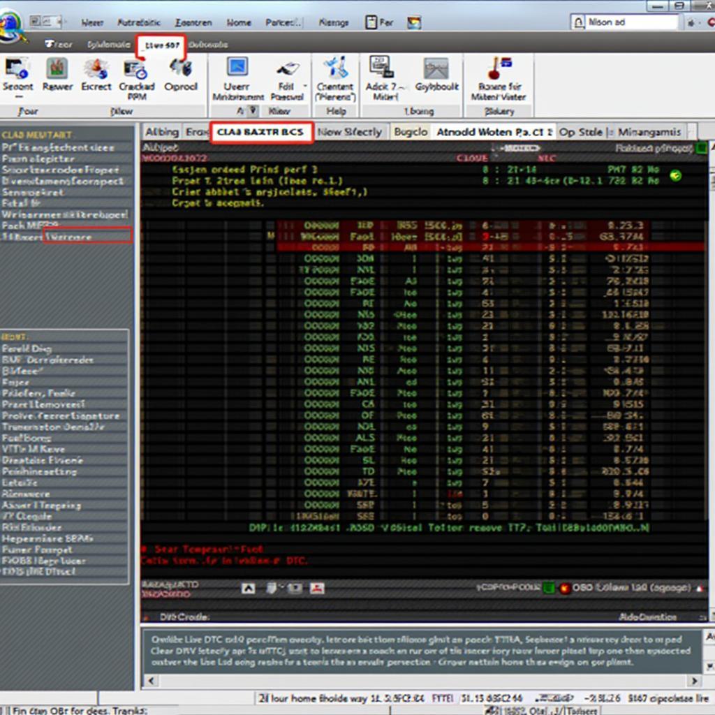 OBD2 Mechanic Software Interface