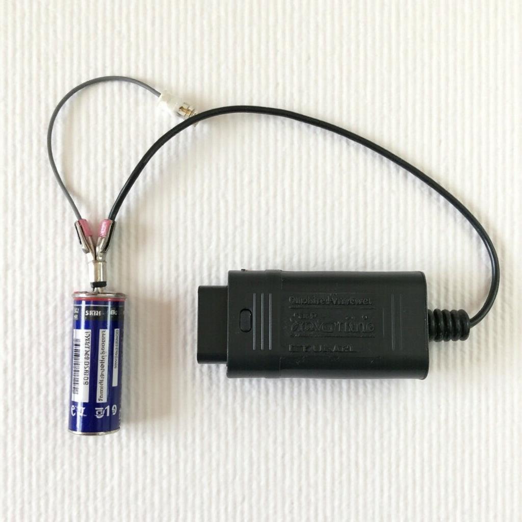 OBD2 Memory Saver Connected to an External Battery