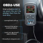 OBD2 Meter Blitz Connected to Car