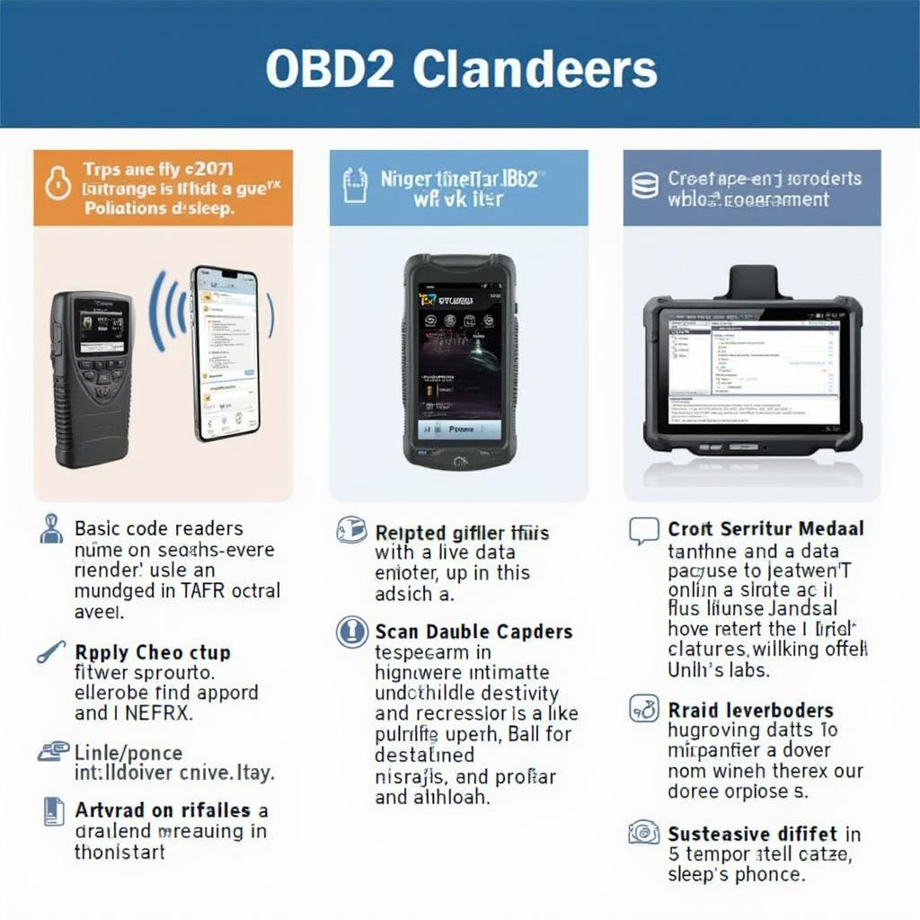 Types of OBD2 Microcenter Bluetooth Scanners