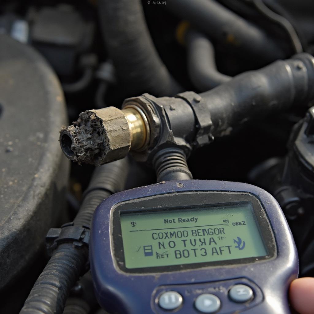 Faulty oxygen sensor causing OBD2 monitor issue on a 2004 BMW 323i