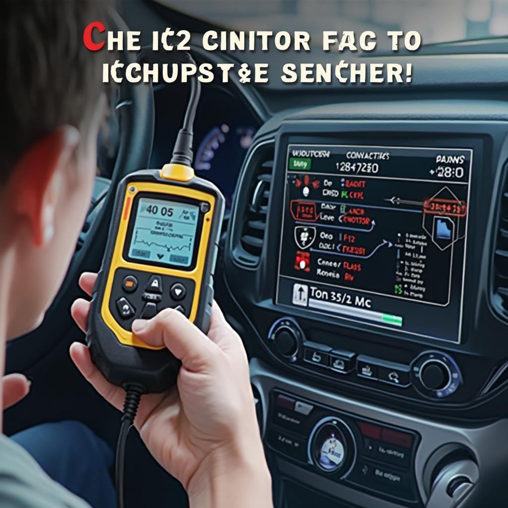 Checking OBD2 Monitor Status with a Scanner