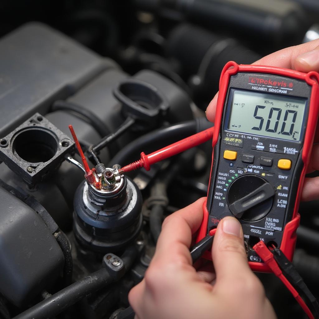 Testing the Oxygen Sensor with a Multimeter