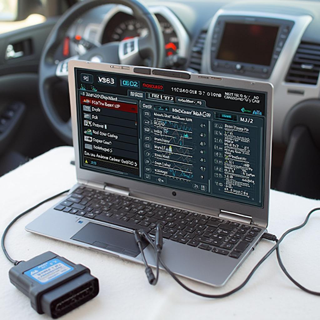 OBD2 Panda 169 Diagnostic Interface in Use