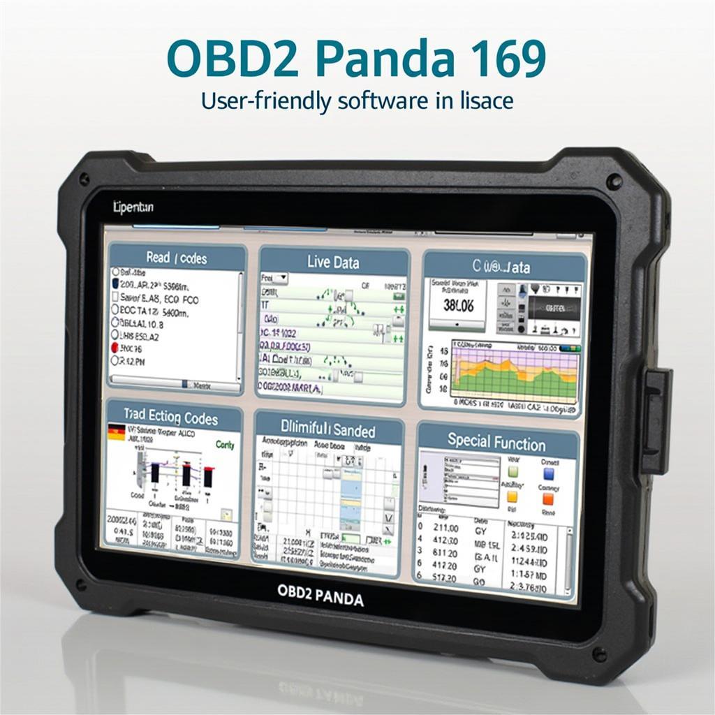 OBD2 Panda 169 Software Interface Displaying Diagnostic Data