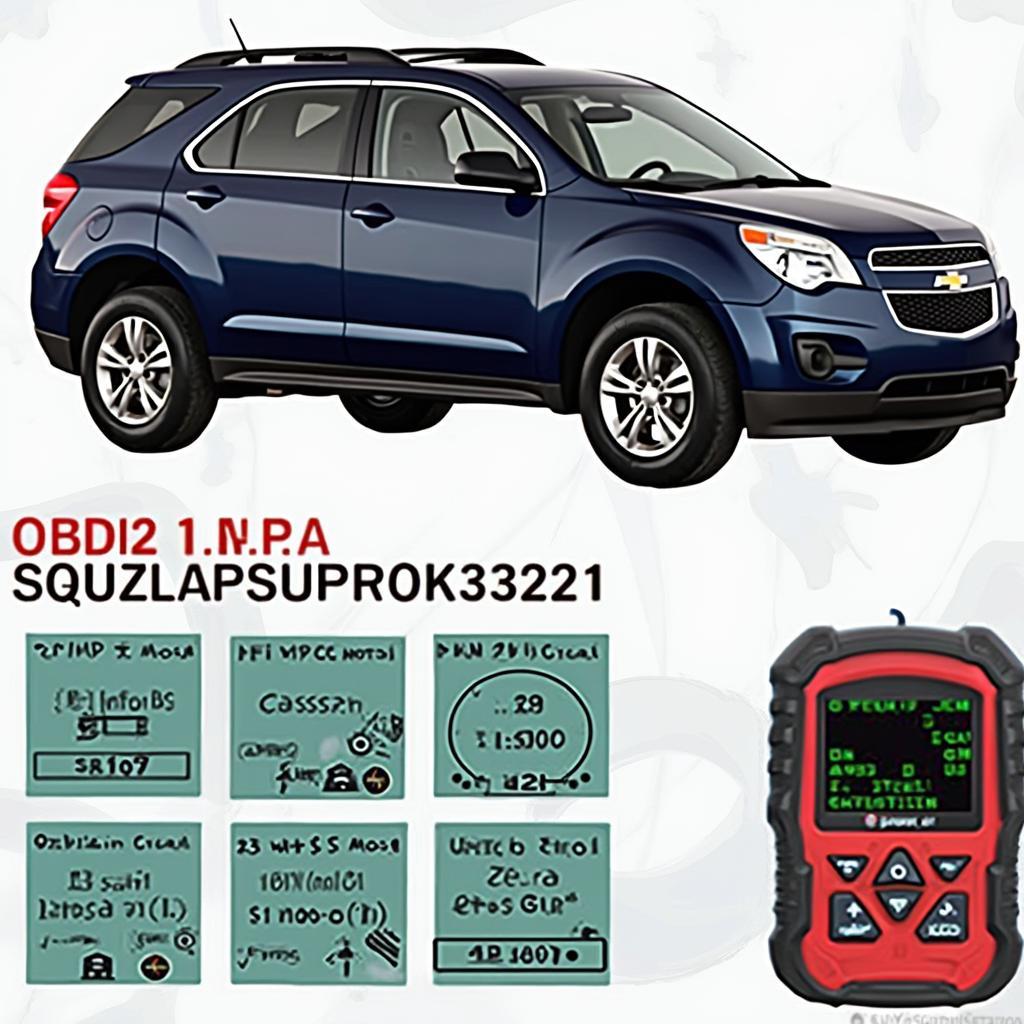 Common OBD2 PIDs Display on an OBD2 Scanner for a Chevrolet Equinox