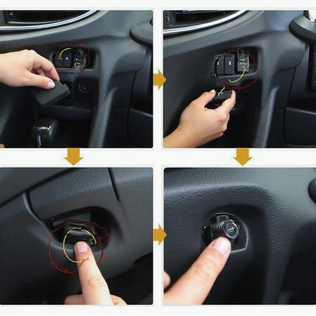 Connecting an OBD2 Dongle to a Car's OBD2 Port