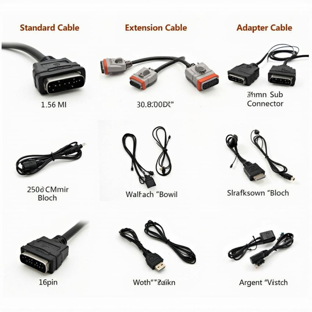 Different Types of OBD2 Port Cables