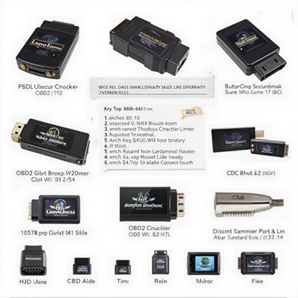 Different OBD2 Port Car Tracker Models