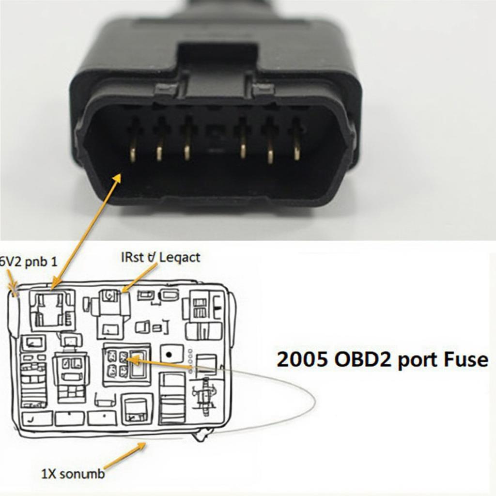 OBD2 Port Connector and Fuse Box Diagram