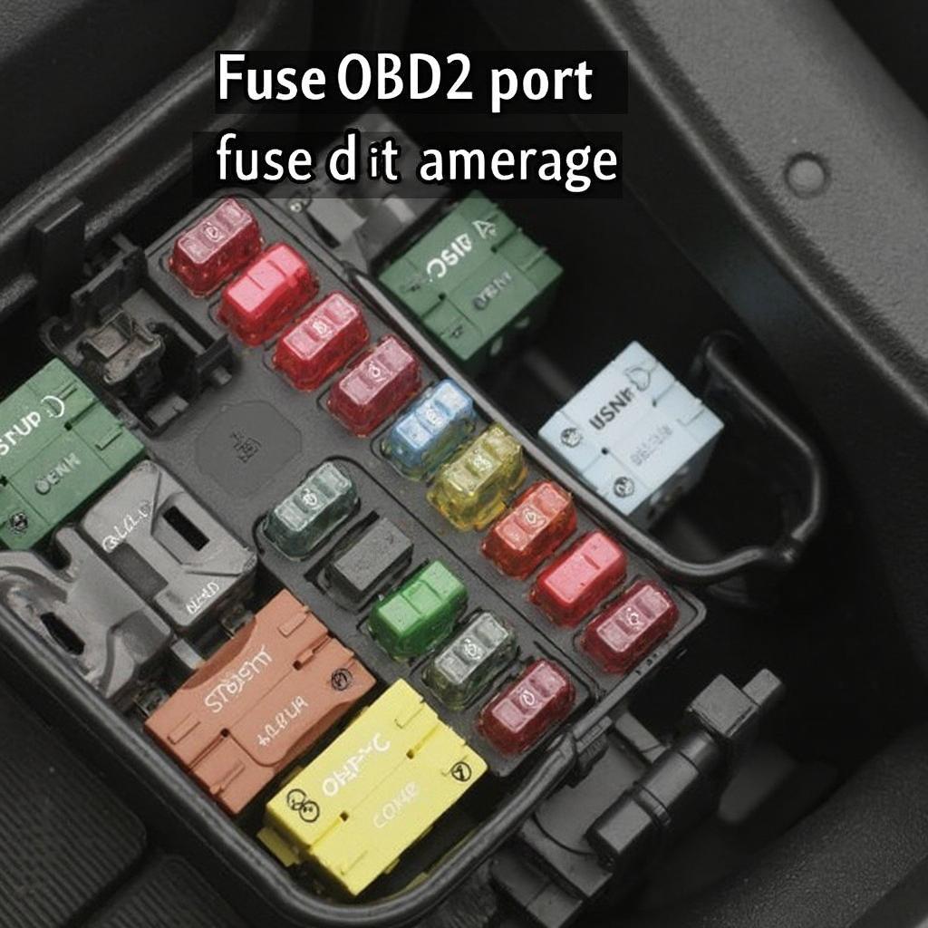 OBD2 Port Fuse Location in 2014 Honda CR-V