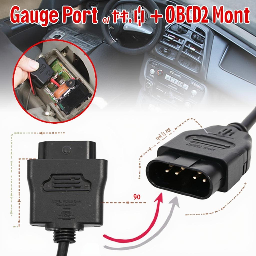 OBD2 Port Gauge Connection Diagram