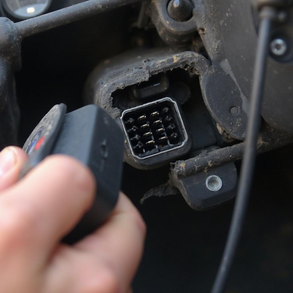 Inspecting the OBD2 Port on a VW Jetta