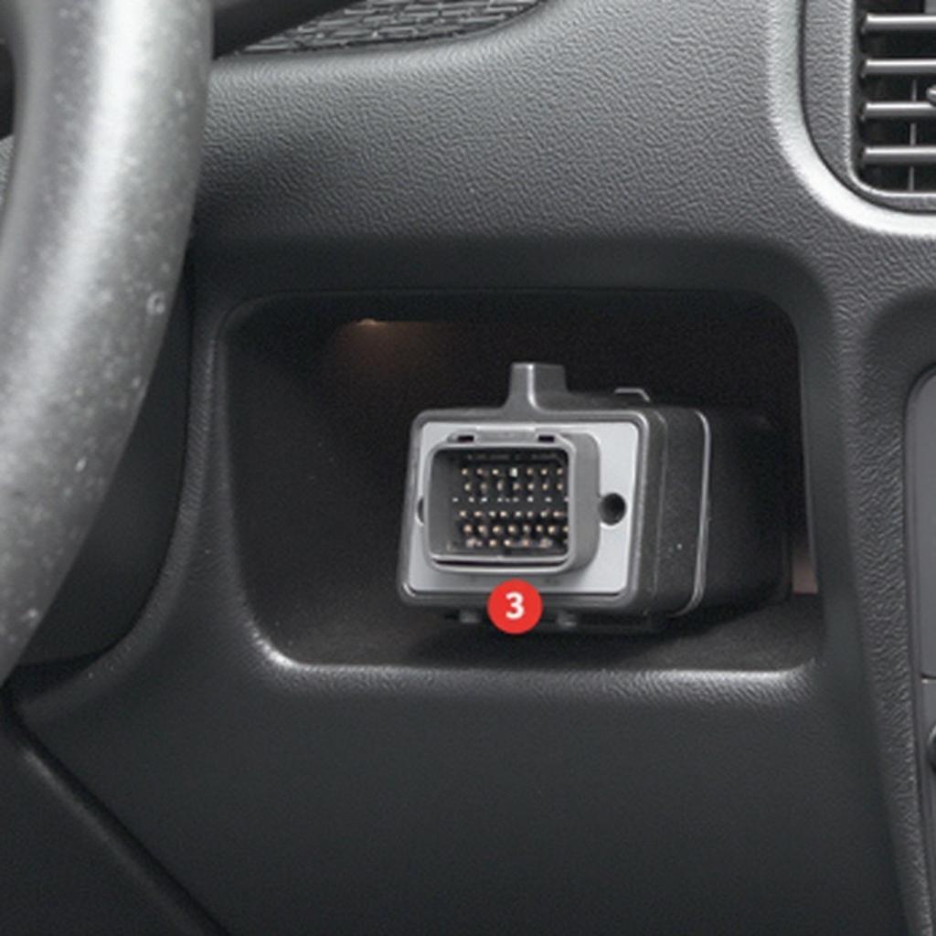 OBD2 Port Location in a Vehicle