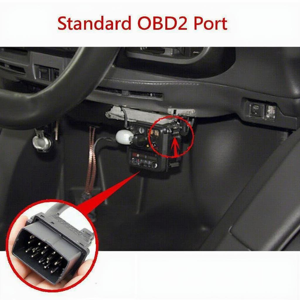 OBD2 Port Location in a Car