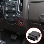 OBD2 Port Location on a Chevrolet Silverado