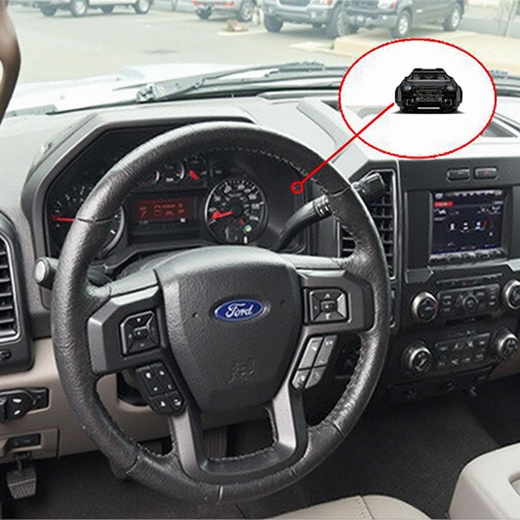 OBD2 Port Location on a Ford F250