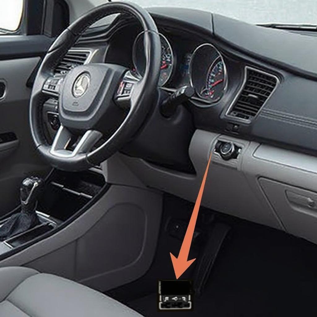 OBD2 Port Location in a Car