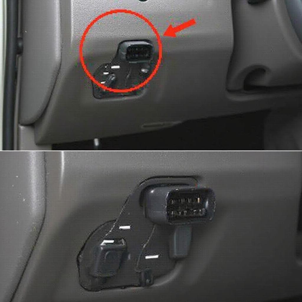 OBD2 Port Location Under Dashboard